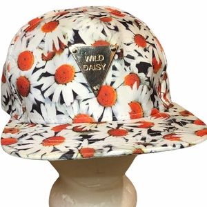 Wild Daisy SnapBack Adjustable Flower Cap Hat